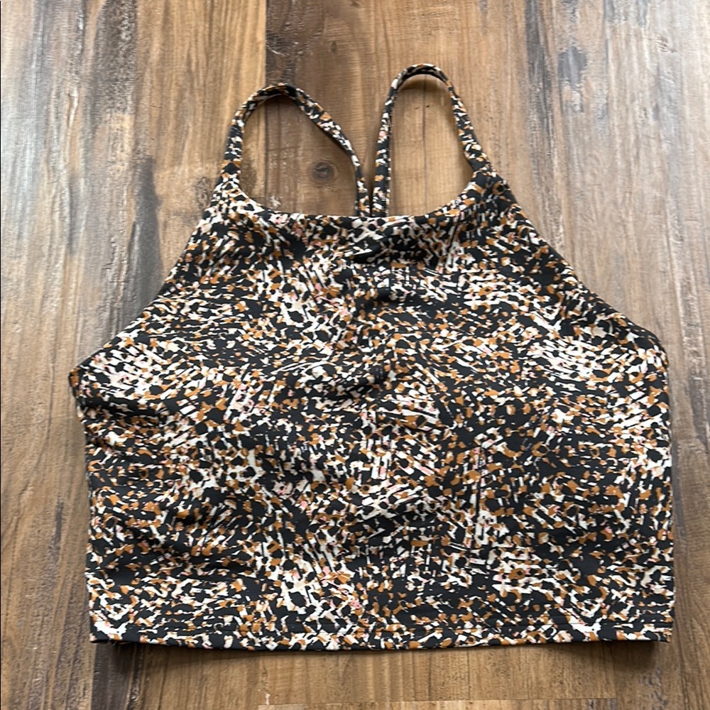 Old Navy Active Patterned Crop Top